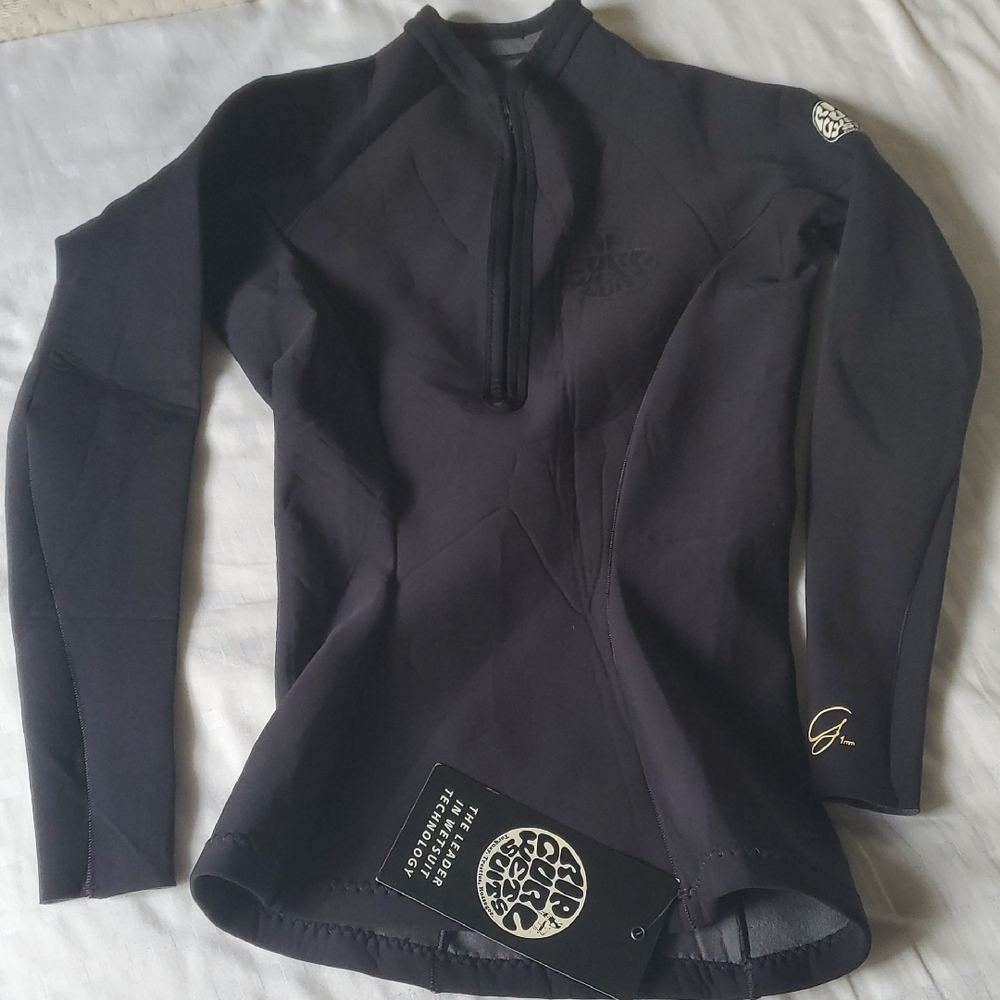 Rip Curl G Bomb Black Women's Long Sleeve Wetsuit Jacket 1mm
